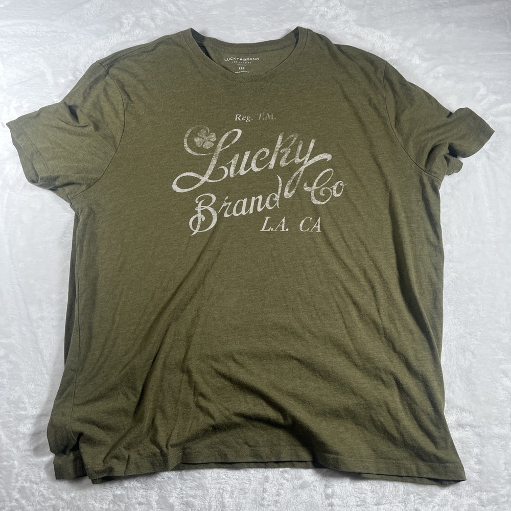 Lucky‎ Brand XXL Men's Brown Graphic T-Shirt